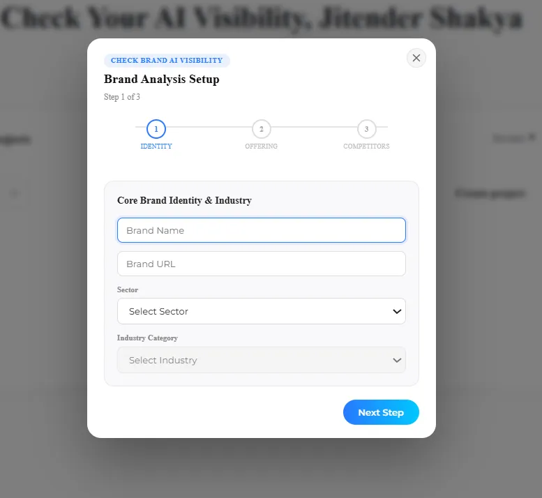 Brand Analysis Setup