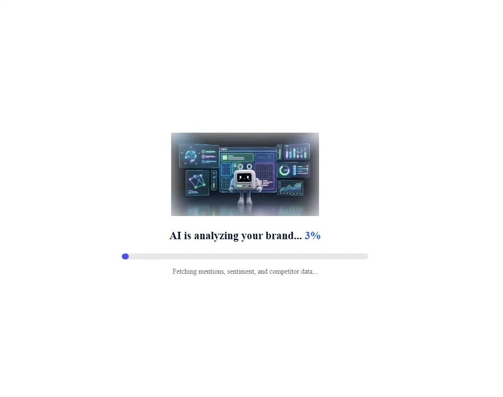 Fetching your Business AI Visibility Details