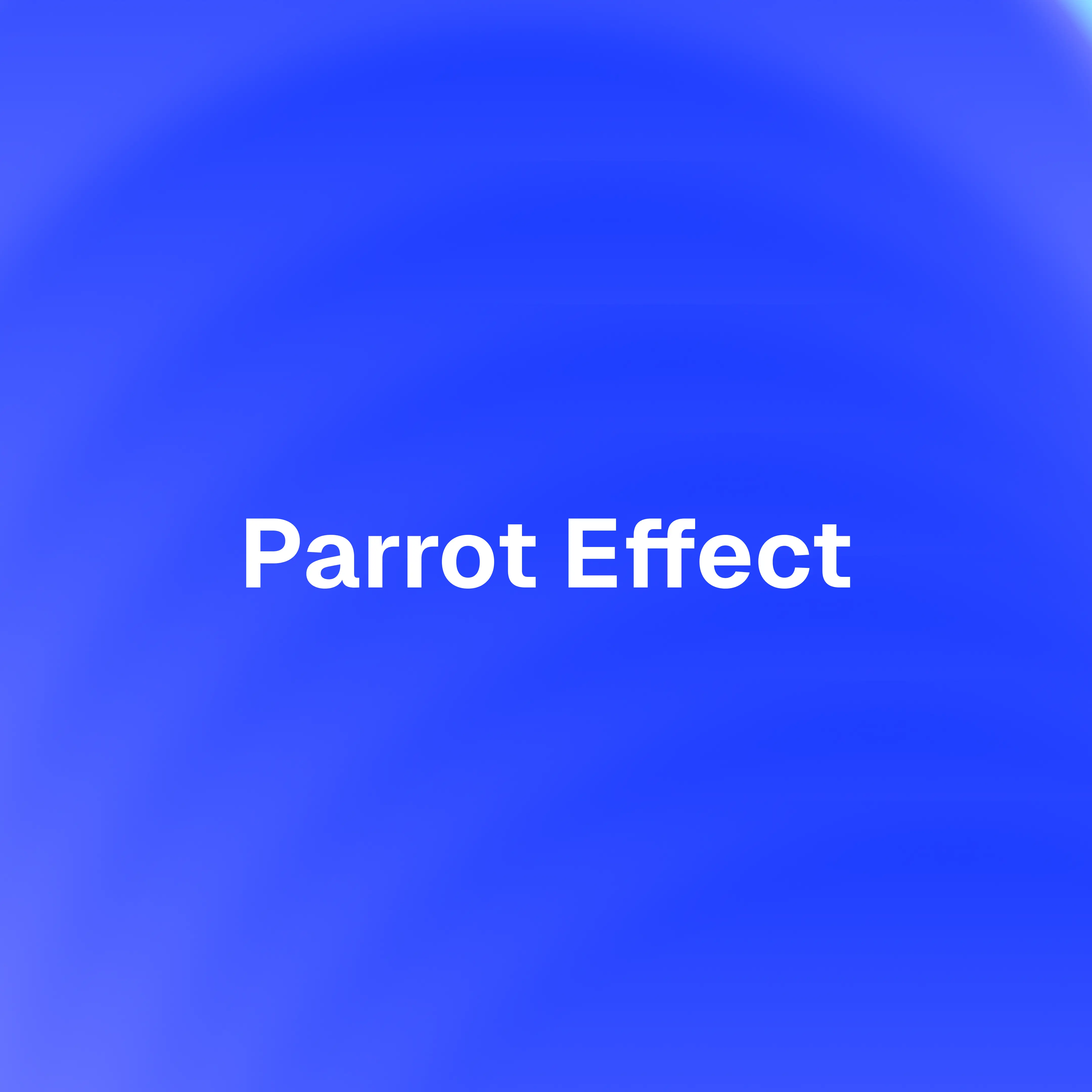 The Parrot Effect: Why AI Search Adds Its Own Opinions About Your Brand